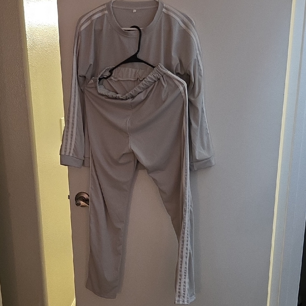 Fashion Nova Gray Jumpsuit